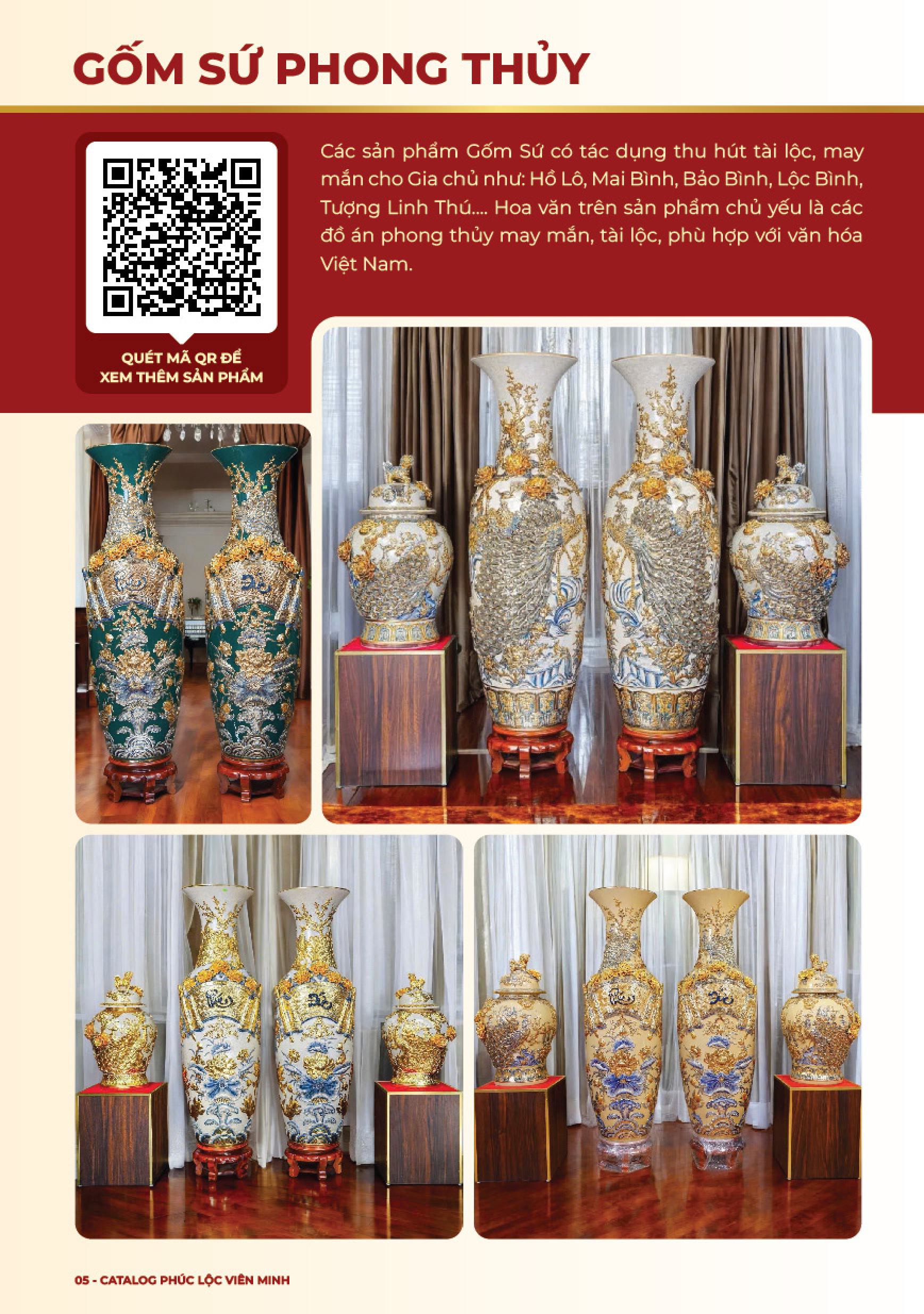 Gốm sứ phong thủy